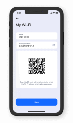 Wi-Fi network settings
