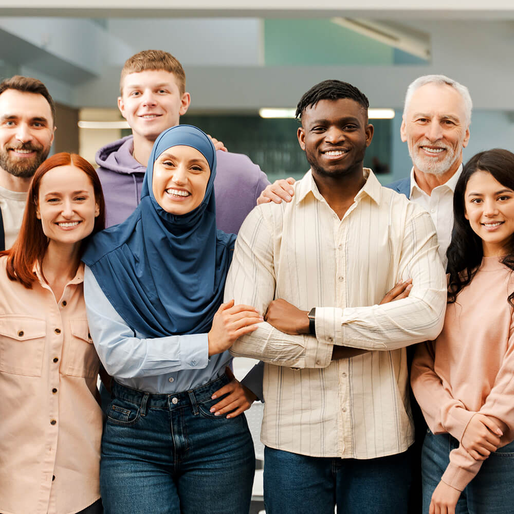 Diversed group of people