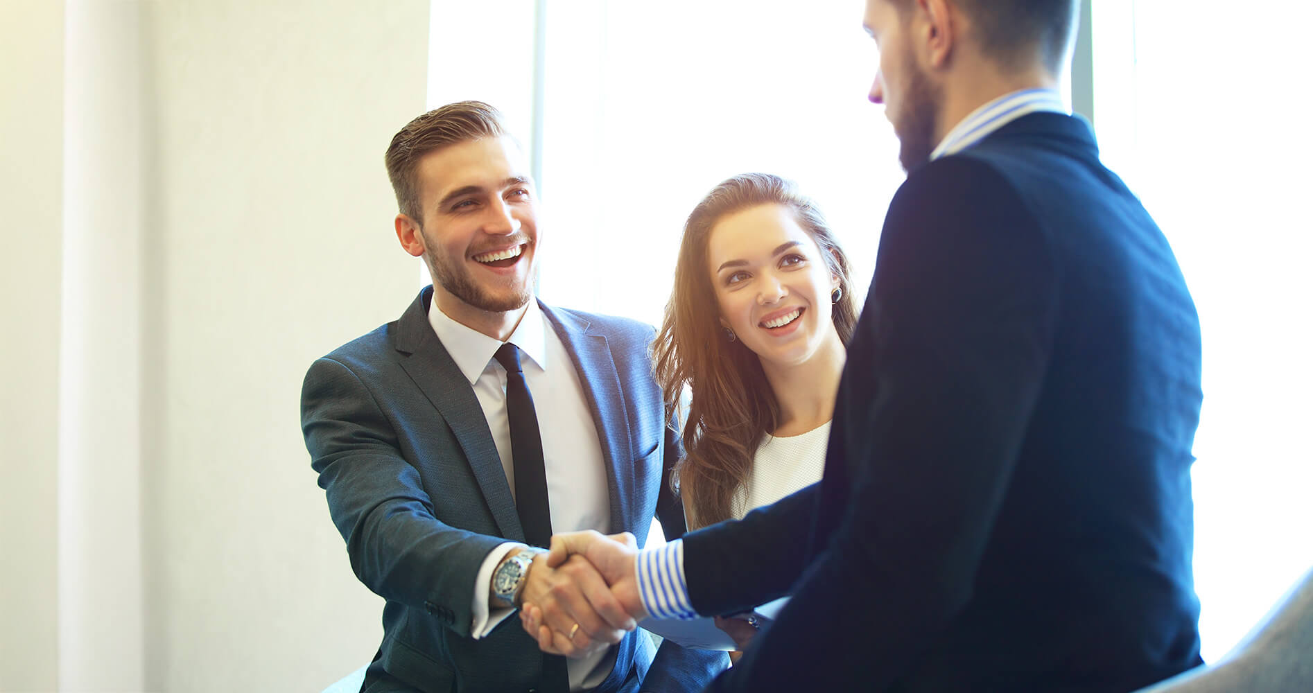 people shaking hands