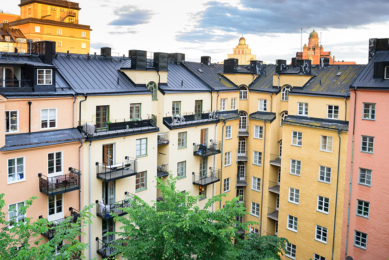 Old houses in Stockholm