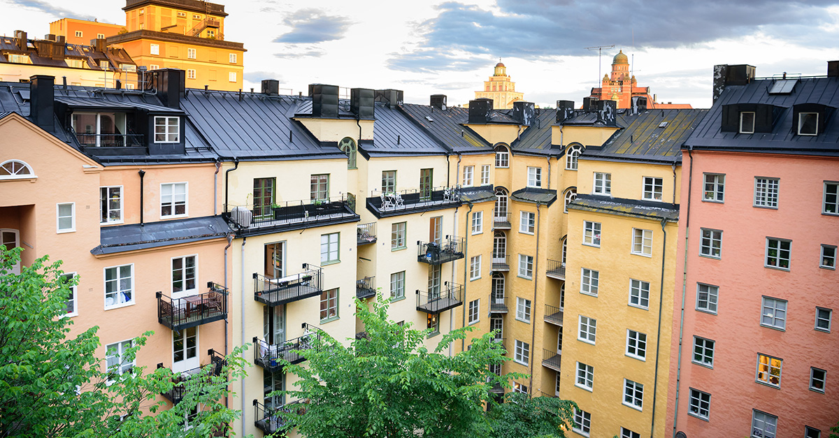 Old houses in Stockholm