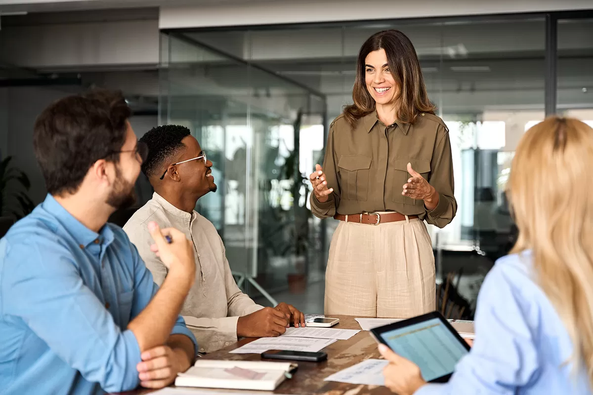 Business people in meeting