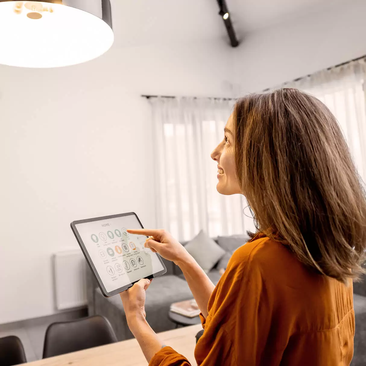 Woman with tablet